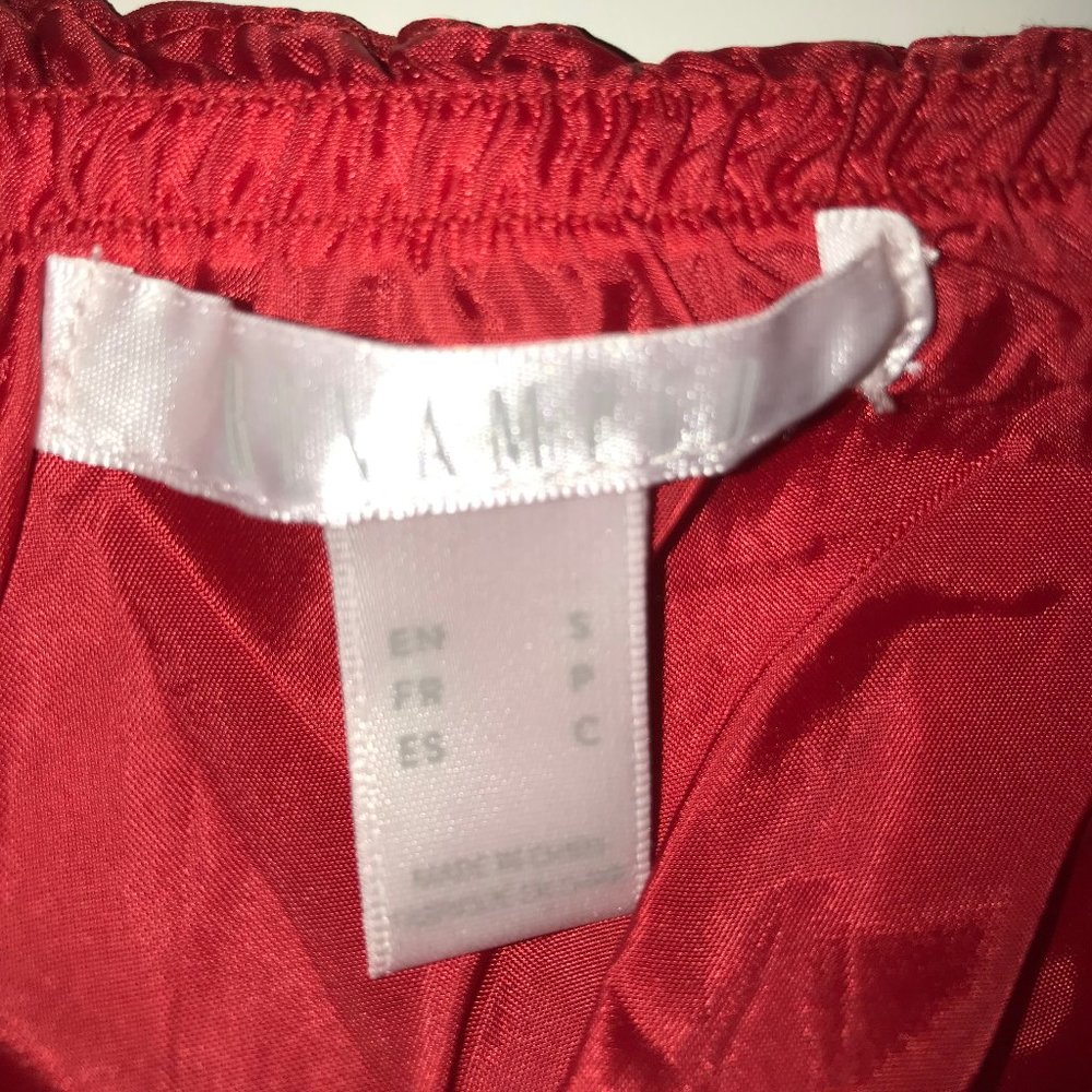 Strapless Red Jumpsuit - Picture 5 of 5